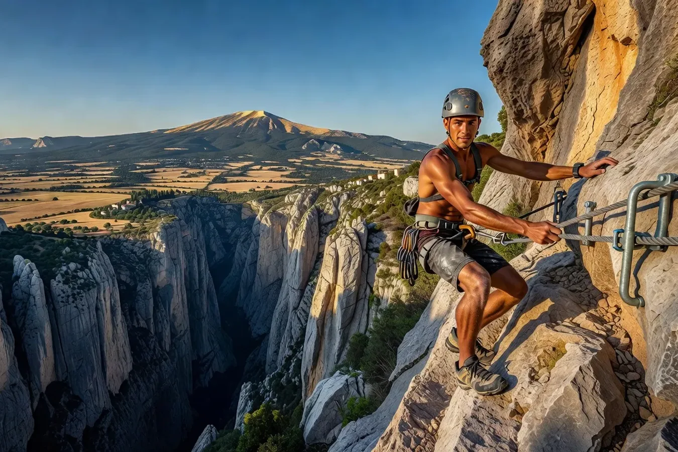 Via ferrata et escalade au Mont Ventoux : guide des sites et de la securite